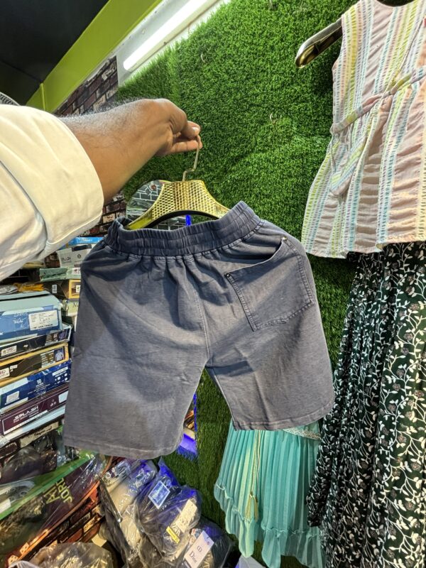 Denim wash half pant