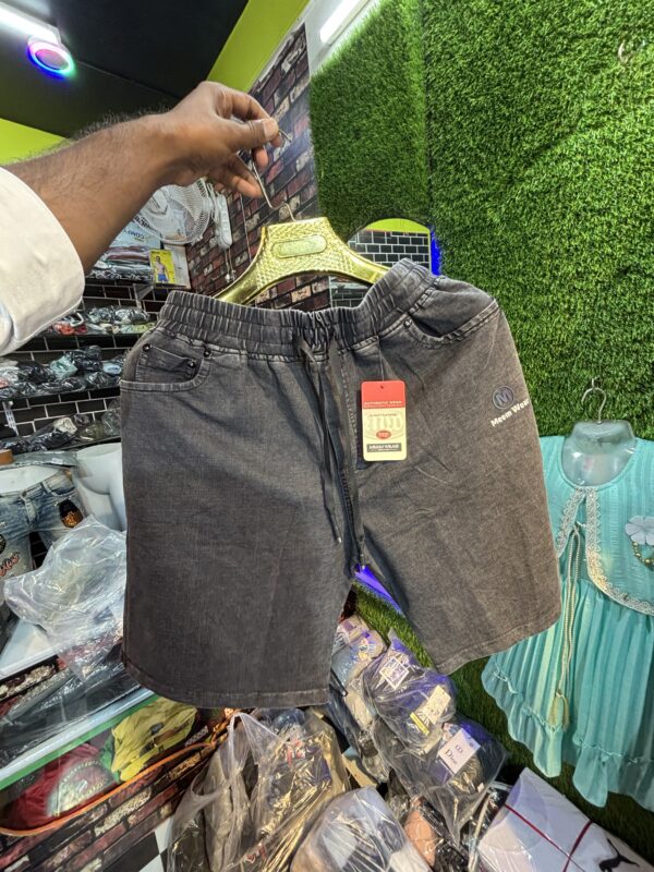Denim wash half pant - Image 4